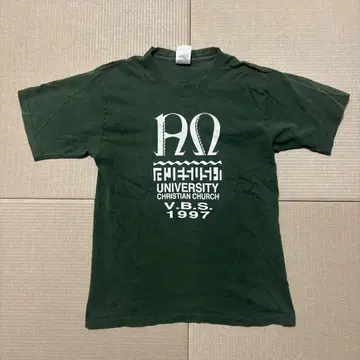 프룻 오브 더 룸 피치 T 90s 싱글 스티치 USA