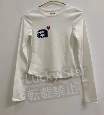 aeae 화이트 긴팔 T셔츠