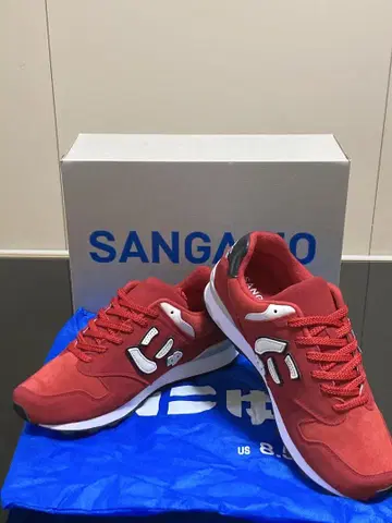 SANGACIO 레드 스니커즈 US 8.5