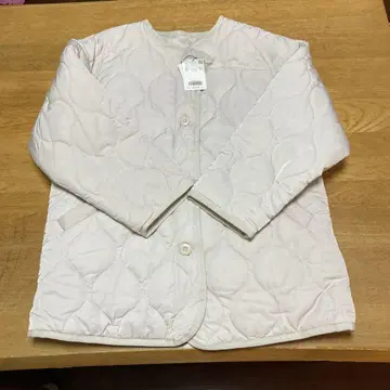 아이보리 퀼팅 자켓 S