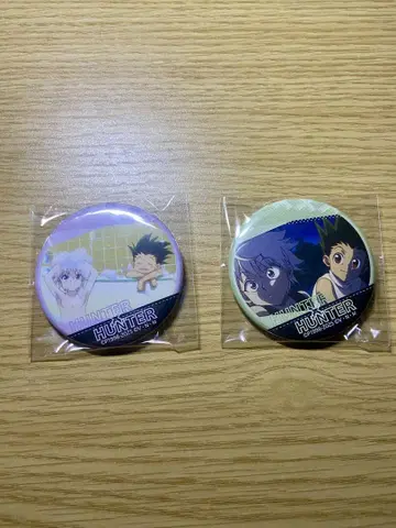 헌터 x 헌터 캔뱃지 2개 세트