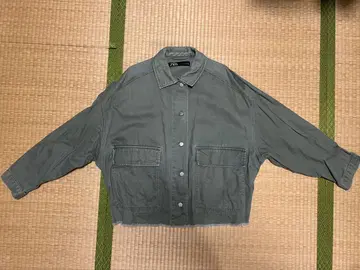 ZARA 그레이 밀리터리 자켓 S 사이즈