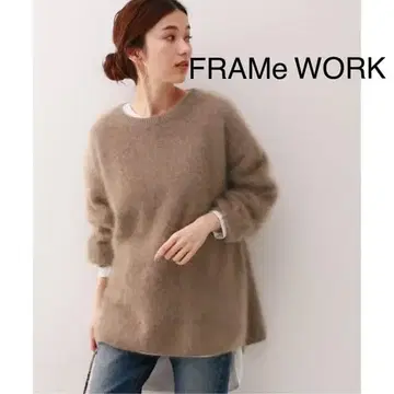 [ FRAMeWORK ] 헤어리 풀오버 니트