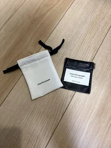 뷰티풀 피플 블랙 코인 케이스