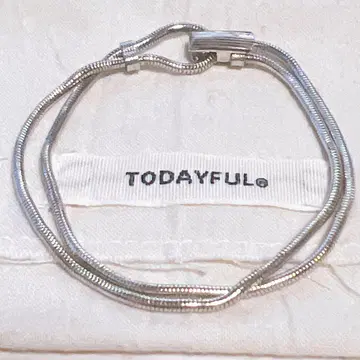 투데이풀 TODAYFUL 스네이크 체인 팔찌 2021AW