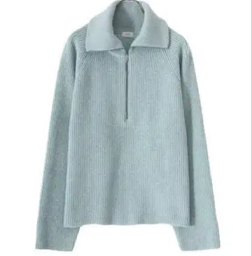 우루 하프 지퍼 니트 URU HALF ZIP KNIT