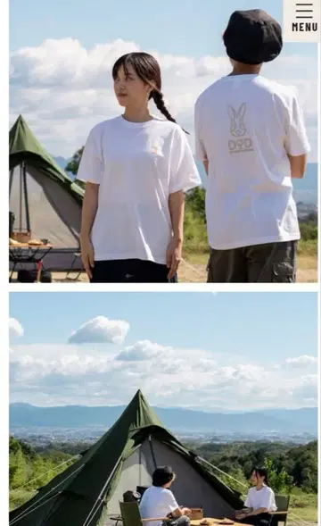 DOD 화이트 T셔츠 XL 사이즈