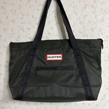 헌터 나일론 탑 클립 토트