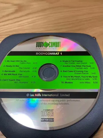 BODYCOMBAT 1 CD