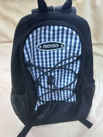 aeae 체크 무늬 백팩