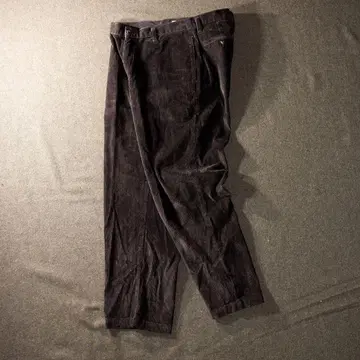 00s 다커스 굵은 폭 코듀로이 팬츠 브라운 와이드 루즈