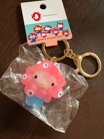 오사카 간사이 만박 미야쿠미야쿠 산리오 클리어 키링 키티
