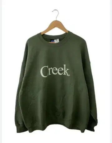 Creek 맨투맨 올리브 그린