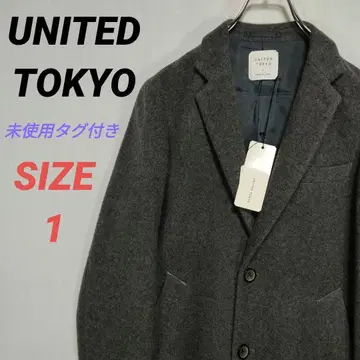 미사용 택 포함 UNITED TOKYO 체스터 코트 남성용 S