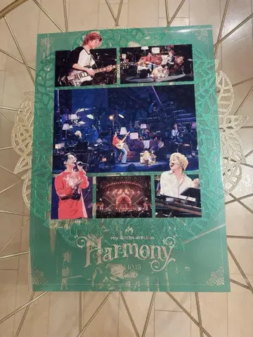 Mrs.GREEN APPLE A3 클리어 포스터 Harmony