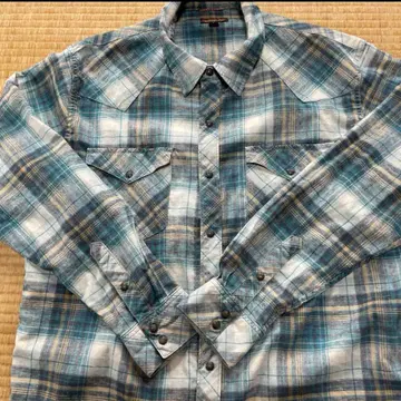 Patagonia 긴팔 플란넬 셔츠 블루 계열 체크