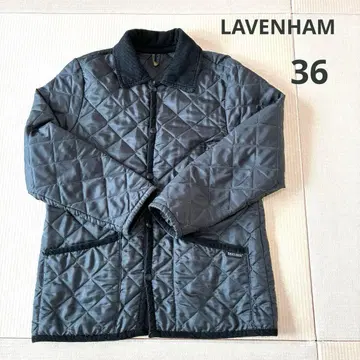 LAVENHAM 퀼팅 자켓 다크 그린 사이즈 36.