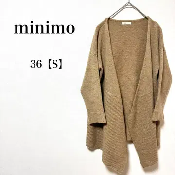 minimo 인터 브릿지 7부 소매 가디건 36[S] 브라운 심플