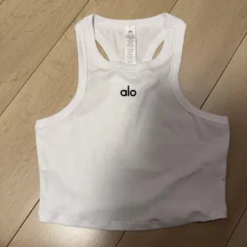 alo 화이트 탱크탑 S 사이즈
