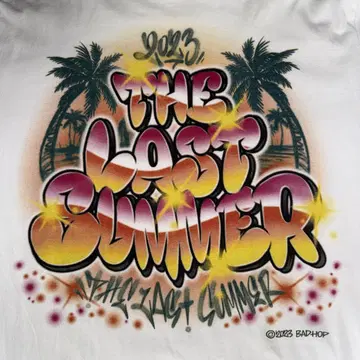 완판템 BAD HOP T-Pablow THE LAST SUMMER