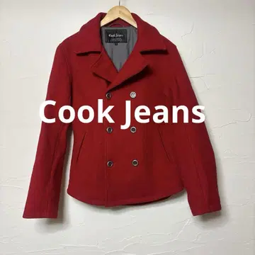 새상품급 Cook Jeans 울 피코트/레드