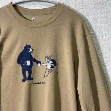 새상품급 mont-bell 몽벨 WIC. 롱T 셔츠 곰 곰 소년 L