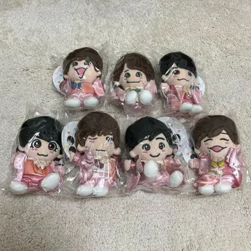 나니와단시 치비누이 봉제 인형 마스코트 전원 7점 세트