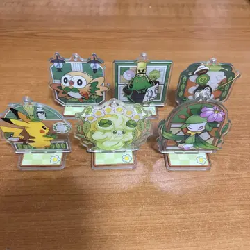 아크릴 참 컬렉션 찻집 차데스 포켓몬 컴플리트