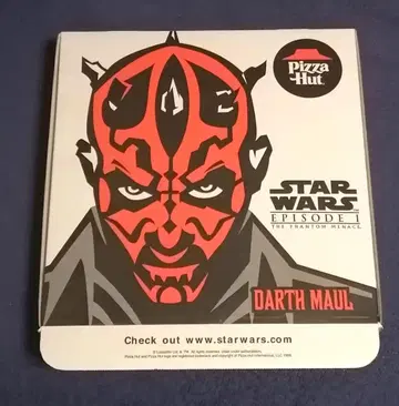 star wars darth maul pizza hat box 1999년