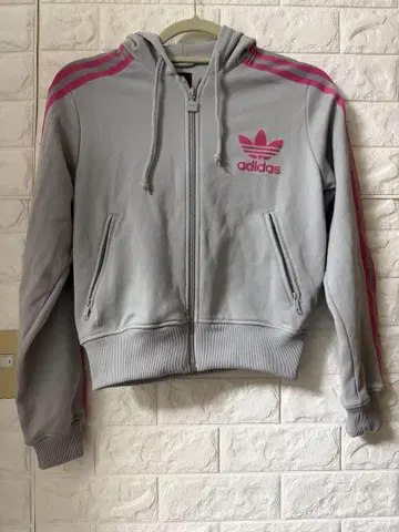 adidas 그레이 집업 저지
