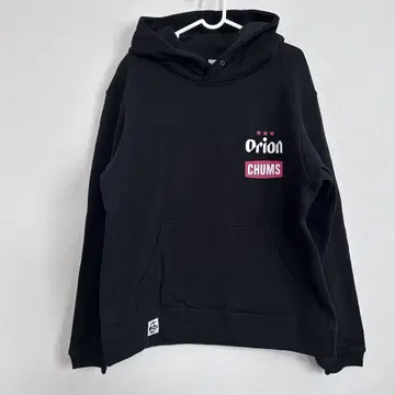 CHUMS 오리온 후드티 L 사이즈 블랙