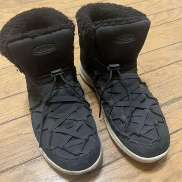 KEEN 보아 레이스업 부츠 25cm 블랙