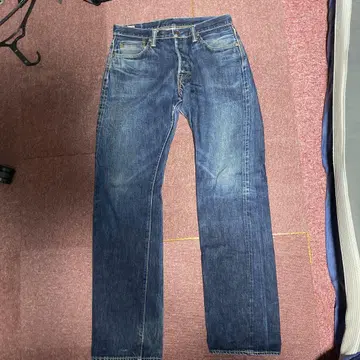 Momotaro Jeans 스트레이트 데님 인디고