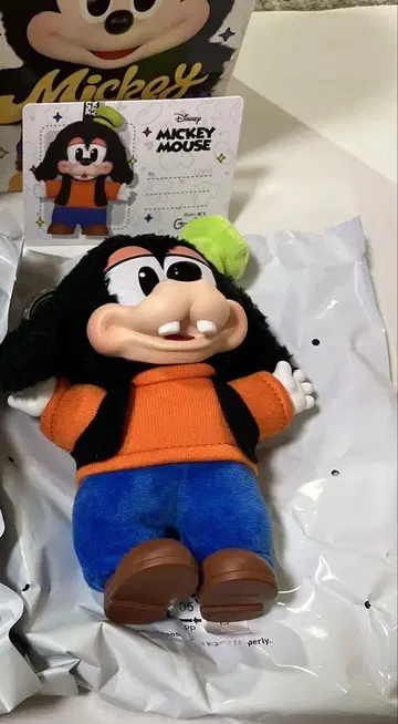 미키 패밀리 큐트 투게더 키체인 구피 디즈니