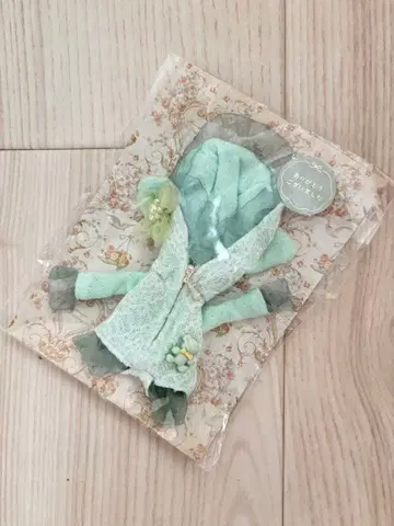 미니 브라이스 아웃핏 민트 그린 후드 부착 옷 갈아입기 의류 작가님