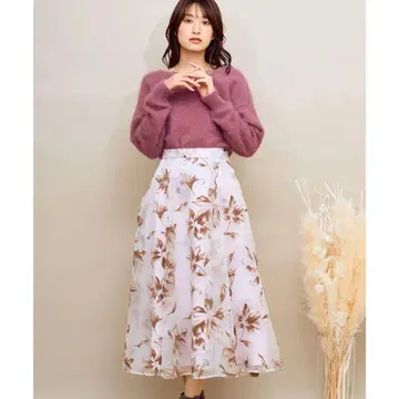 노엘라 프린트 x 플로키 스커트