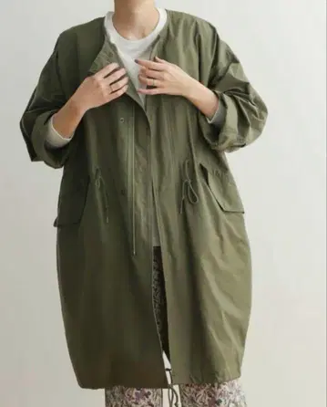 어반 리서치 도어스 3Way 노카라 모즈 코트 카키 M