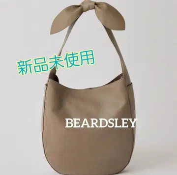 [ 미사용 새상품 ] BEARDSLEY 리본 가죽 토트 BAG