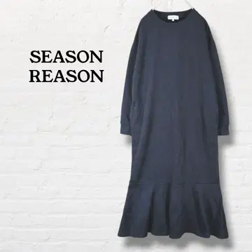SEASON REASON 속기모 맨투맨 원피스 [ L ] 네이비