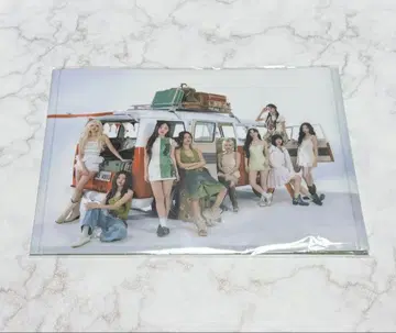 TWICE #5 클리어 파일 케이스 A4 사이즈 3 형태 세트 특전