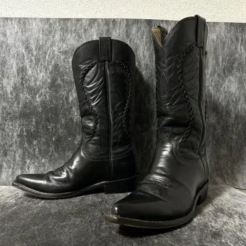 Botas Jaca 웨스턴 부츠 40 25cm 상당 블랙