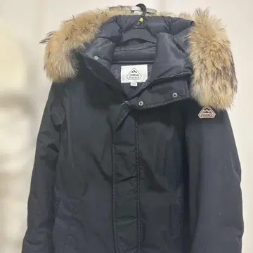 PYRENEX 블랙 다운 자켓 FR XS