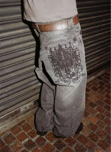 [ M ] Earl Skateboards x NO1SAFE 데님 그레이