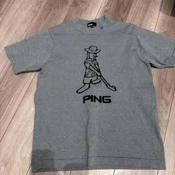 PING 골프 T셔츠 L 사이즈 그레이