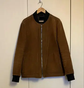 BANANA REPUBLIC 스웨이드 블루종 브라운 XL