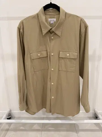 tone 베이지 긴팔 셔츠 사이즈 2