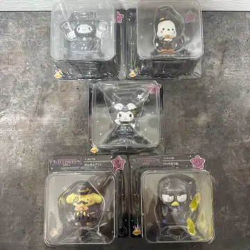 산리오 할로윈 2025 피규어 해피 복권 제일복권 5체 세트