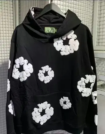 데님 티어스 후드티