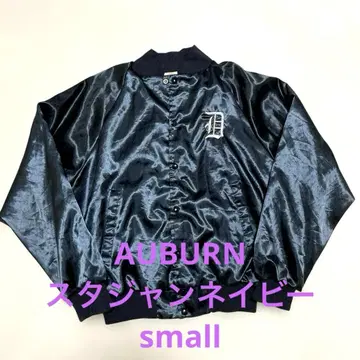 [ 레어 ] AUBURN 바시티 자켓 스카잔 네이비 small