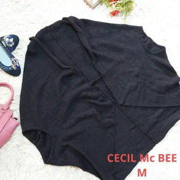 CECIL Mc BEE 니트 가디건 ( M ) 블랙/슬리브리스 판초